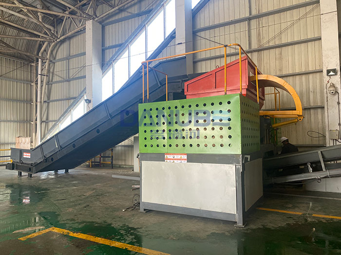 Industry Garbage Shredding Processing Line