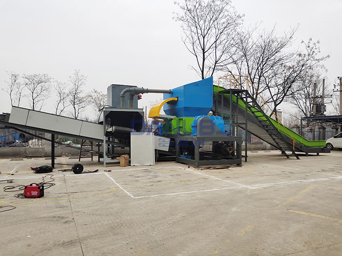 Solid Waste Shredding Processing Line