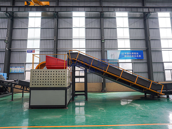 Combustible Waste Shredding Processing Line